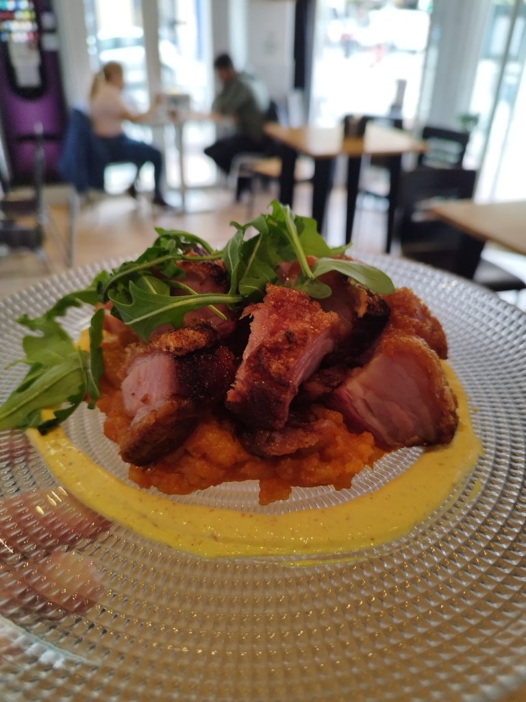 Taco de cerdo crujiente
